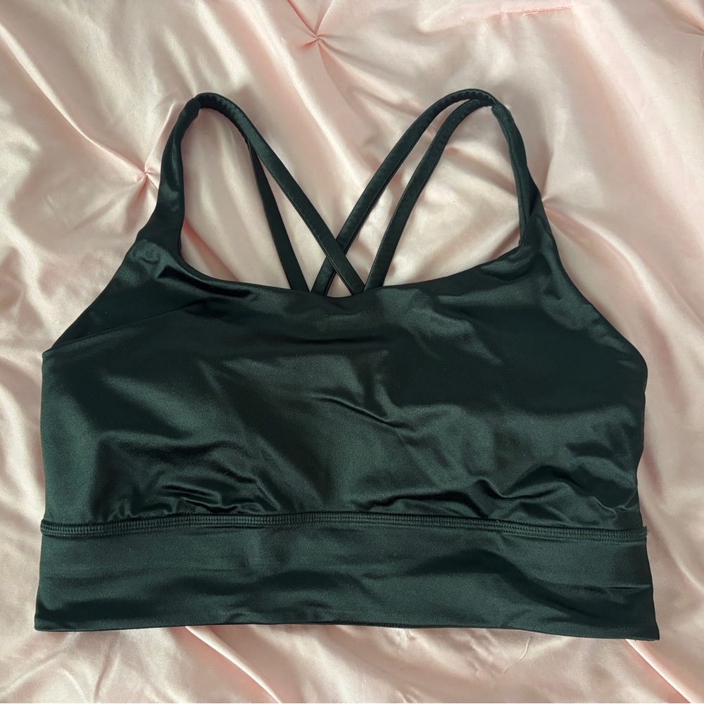 Lululemon Athletica Black Sports Bra with Racerback Design